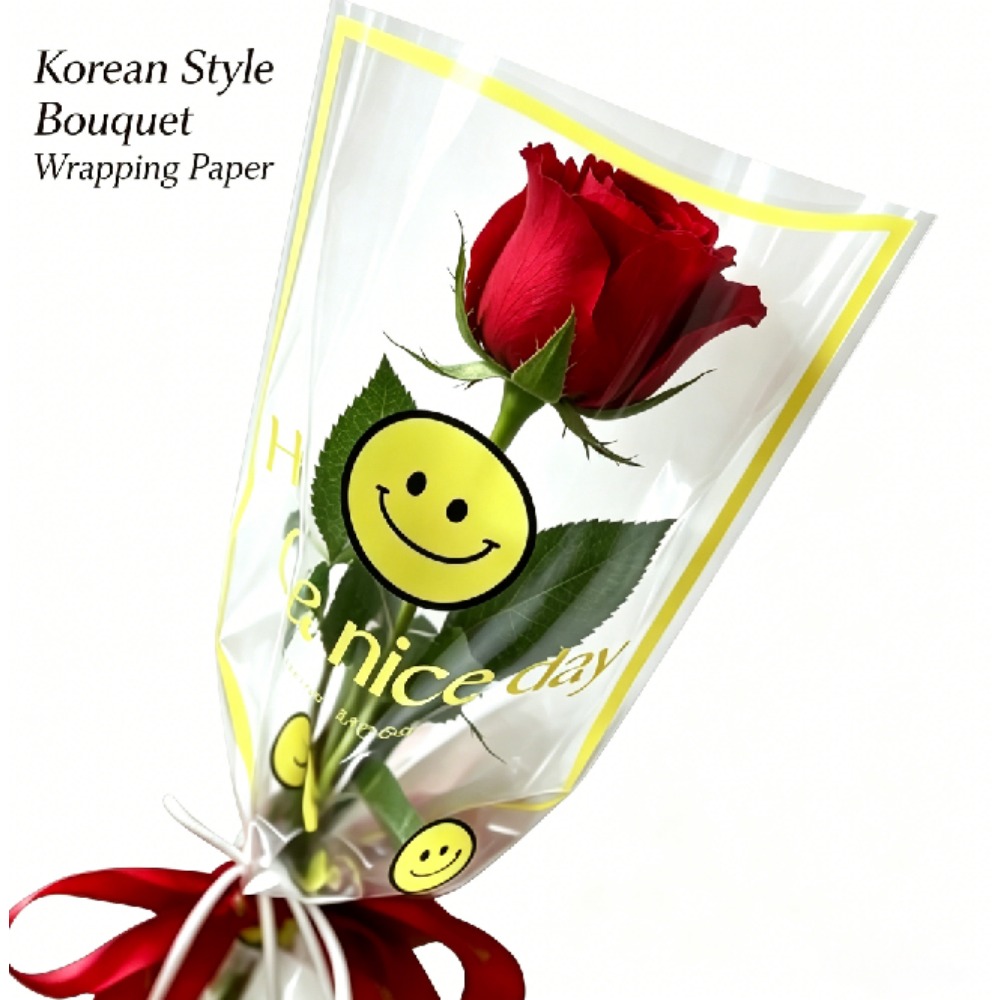 Wedding Supply Decor - 스마일리 멀티 플라워 꽃무늬 슬리브 DIY