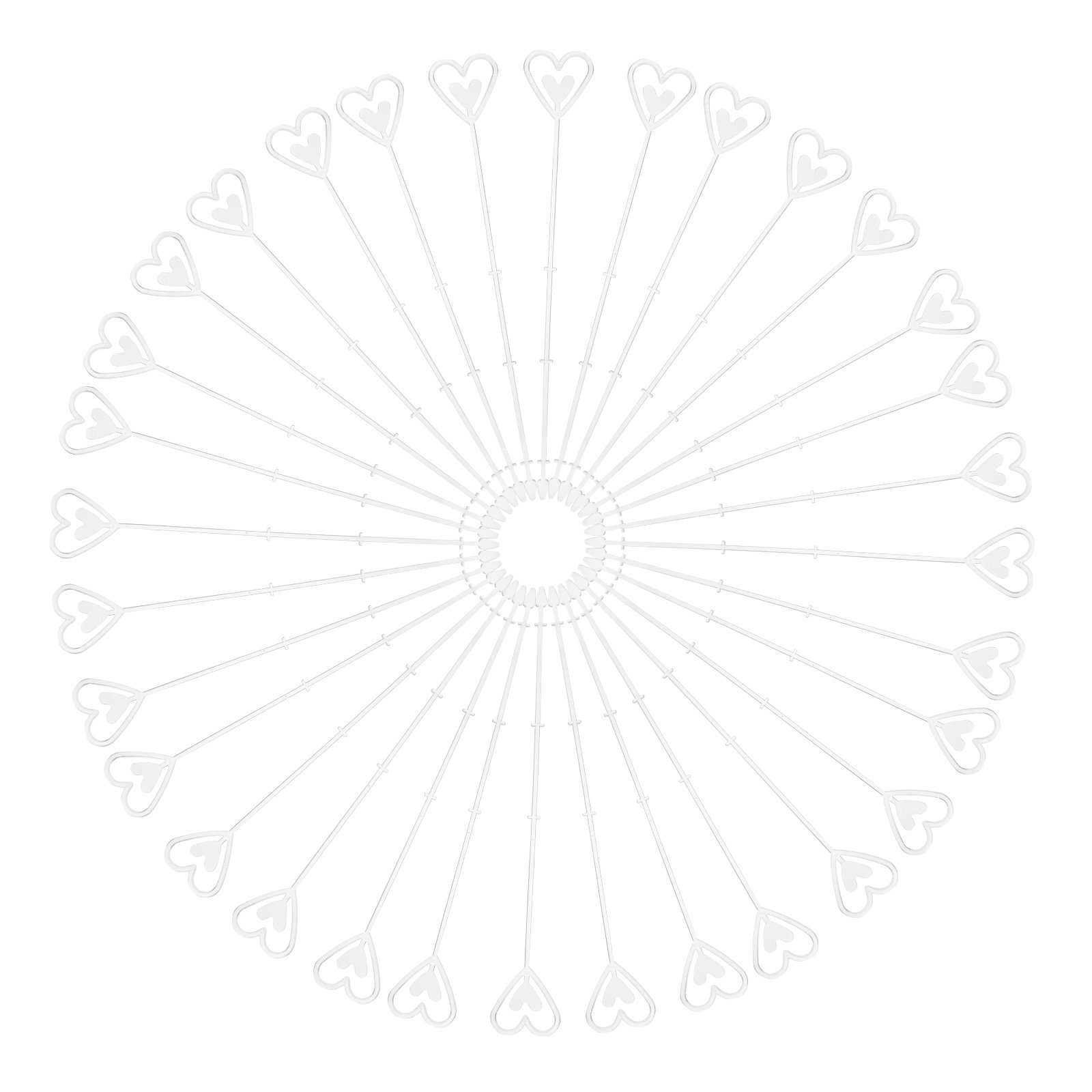 80개 플로럴 픽 카드 홀더 투명 플라스틱 사진 메모  - Wedding Supply Decor 리뷰 및 가격