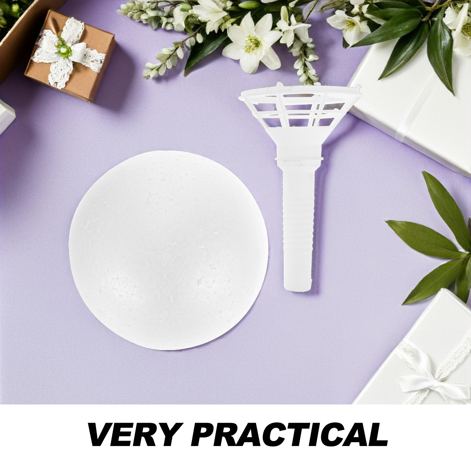 1 세트 폼 꽃다발 홀더 신부 웨딩 꽃 손잡이 강력한  - Wedding Supply Decor 리뷰 및 가격