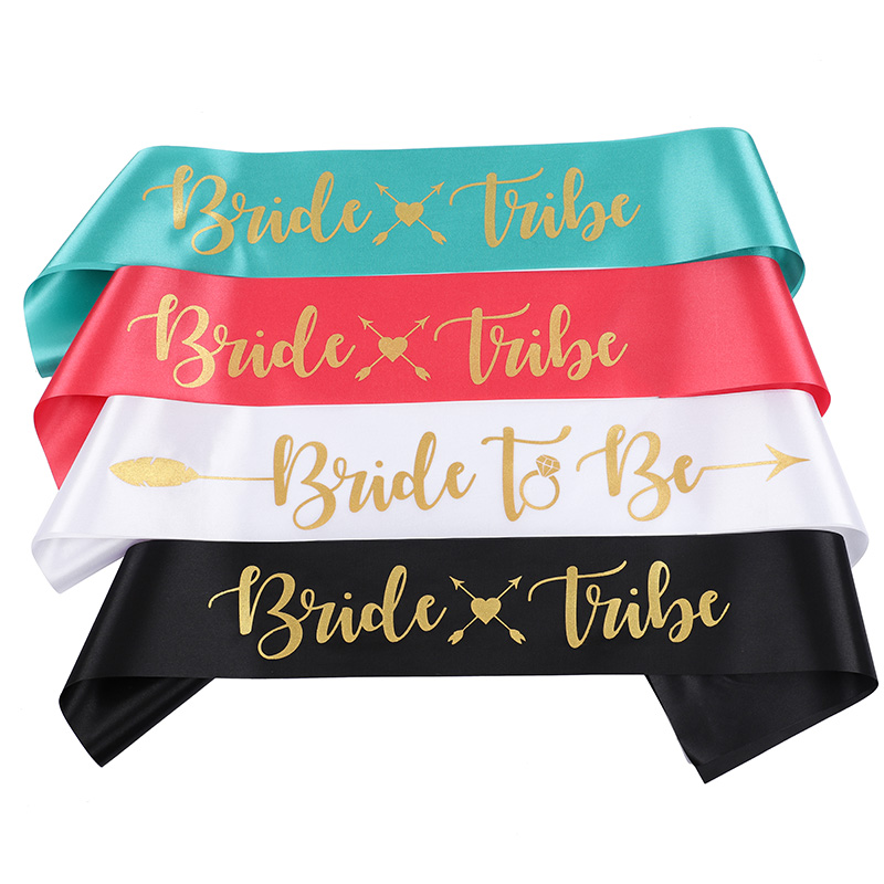 신부 부족 신부 들러리 새시 신부 샤워 장식 세트 결혼 - Bride Tribe Sash 리뷰 및 가격