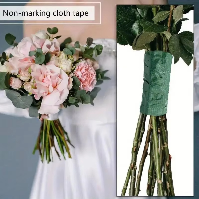 20 야드 그린 꽃다발 꽃 테이프 자체 접착 포장지 테 - Wedding Supply Decor 리뷰 및 가격