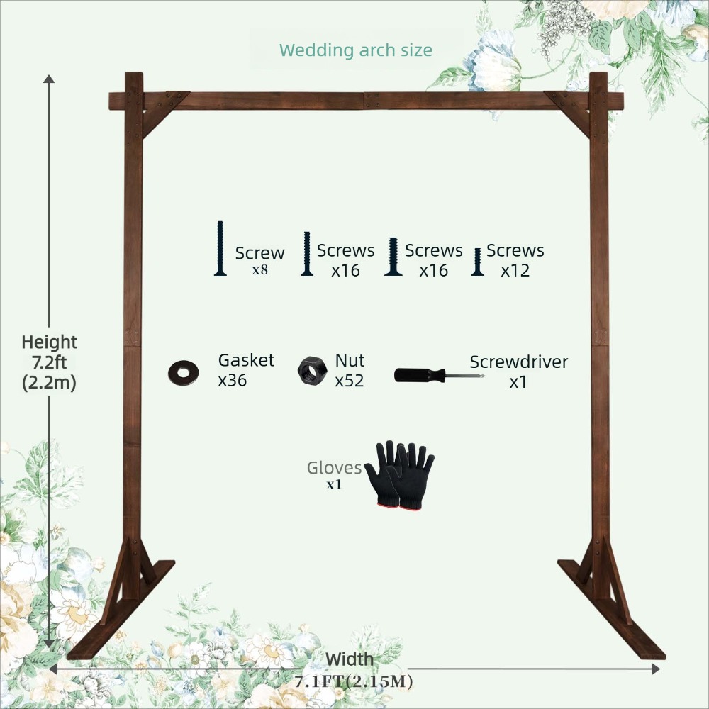 숲 테마 나무 웨딩 아치형 가제보 배경 스탠드 (결혼식 - Wedding Support 리뷰 및 가격