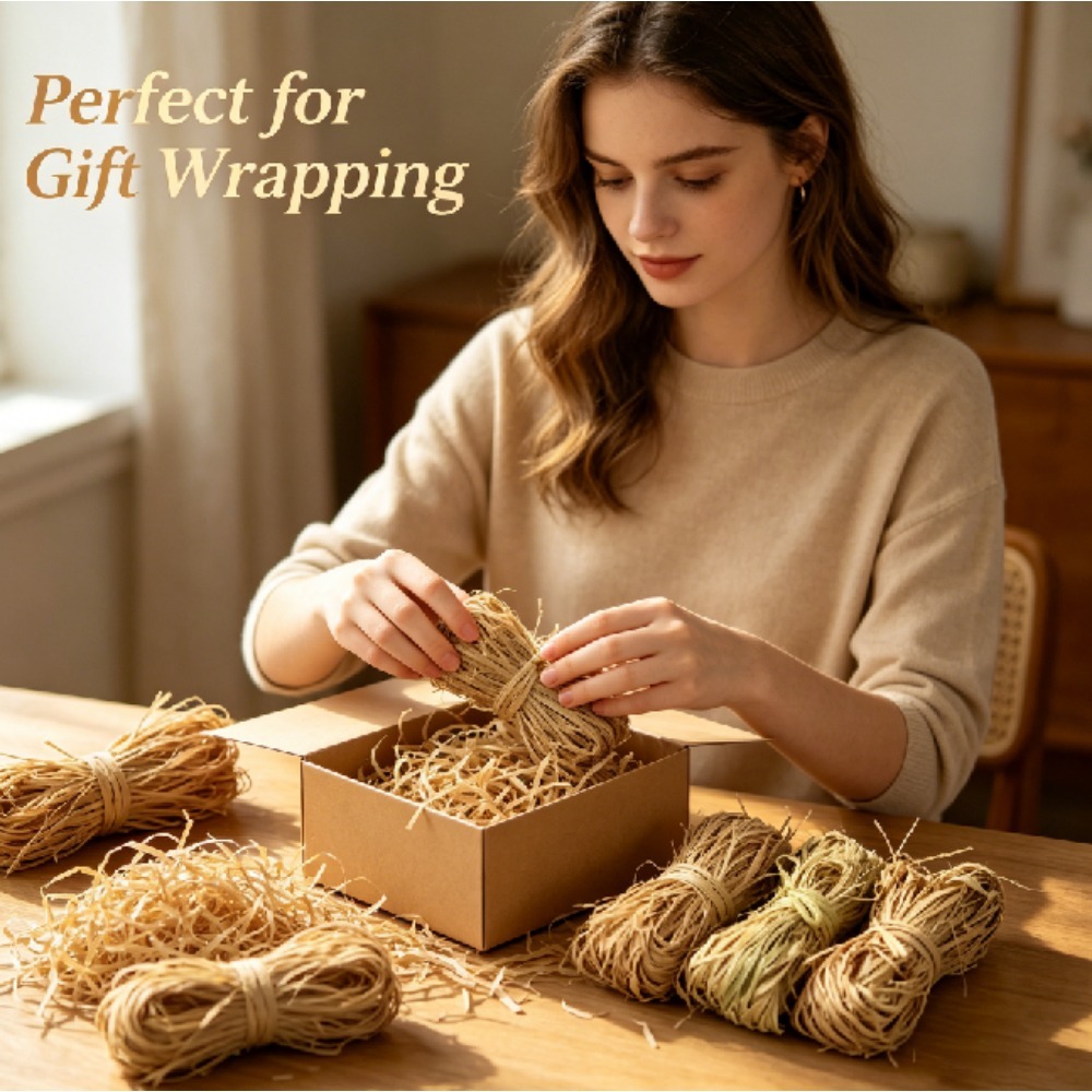 내추럴 빈티지 라피아 섬유 필러 DIY 선물 꽃다발 사 - Wedding Supply Decor 리뷰 및 가격