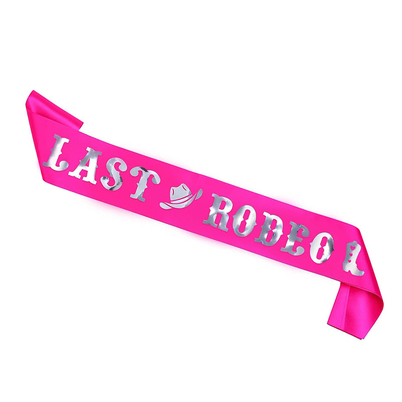 1Pcs 마지막 로데오 새시 독신 파티 리본 어깨 스트 - Bride Tribe Sash 리뷰 및 가격