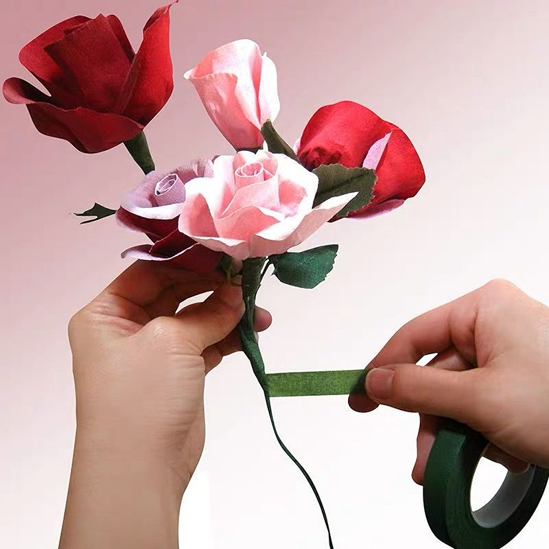 셀프 접착식 꽃꽂이 테이프 꽃 줄기 포장지 꽃술 테이프 - Wedding Supply Decor 리뷰 및 가격